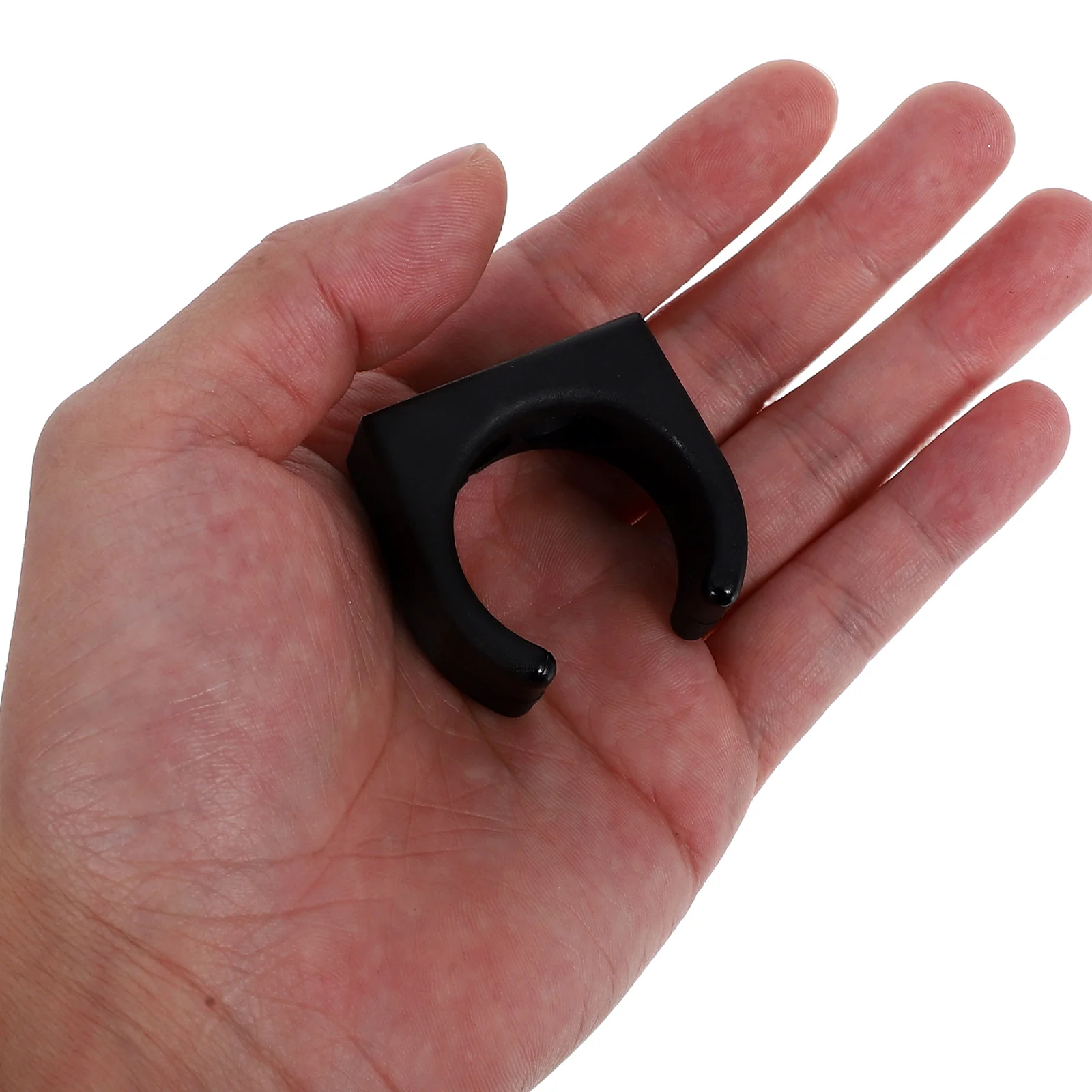 

2Pcs Black Nylon Boat Clamp Marine Tube Support Heavy Duty Water Resistant Secure Pipe Holder Yacht Accessories Organizing