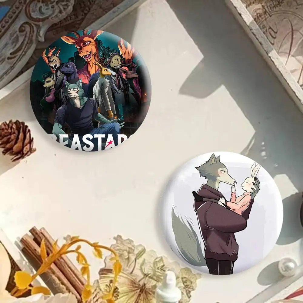 B-Beastars part 2 Final Badges Creative Tinplate Button PinsBrooch Badge Clothes Backpack