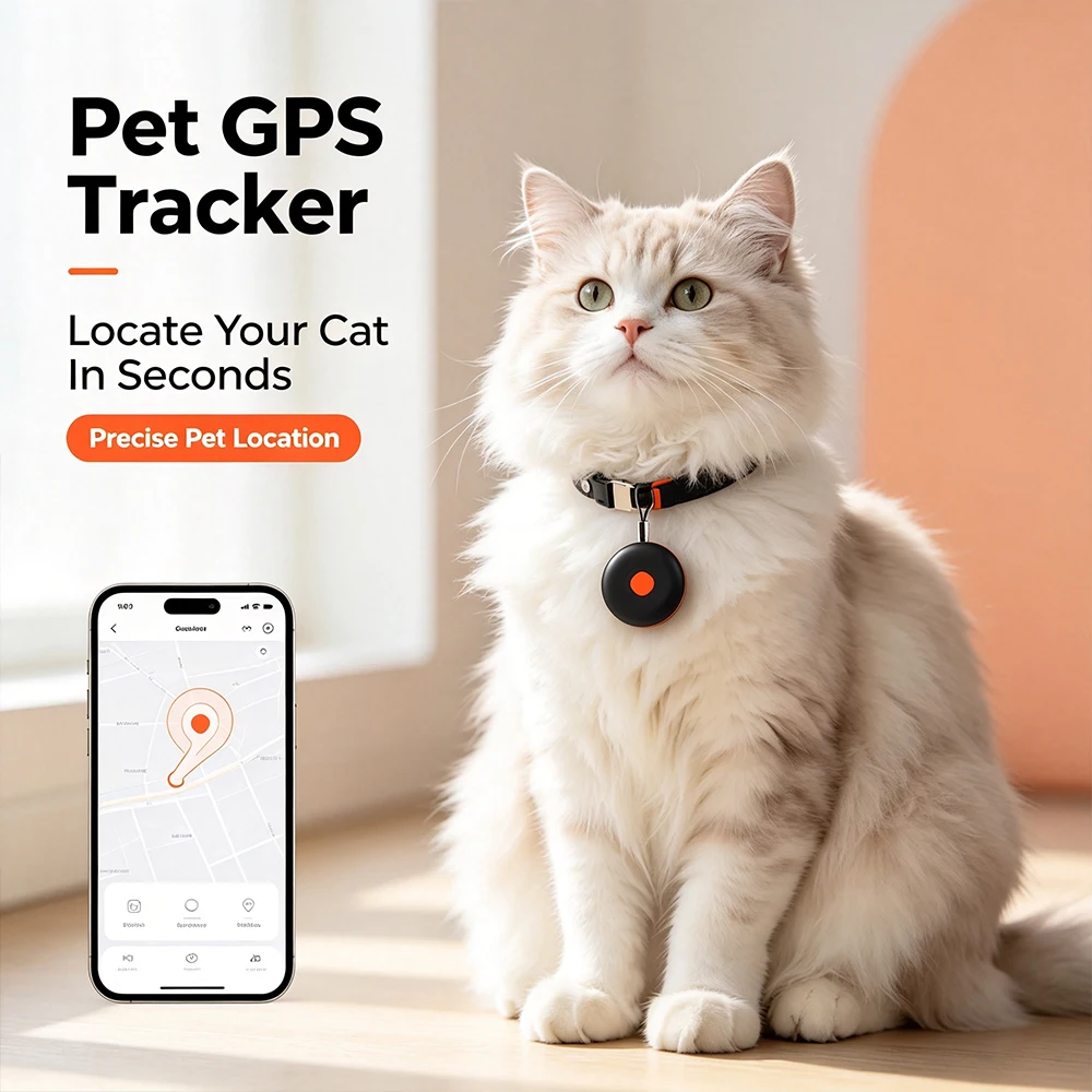 Compact Bluetooth Anti‑Lost Tracker Keychain Locator Tag For Keys Luggage Pets Smart Item Finder For IOS System