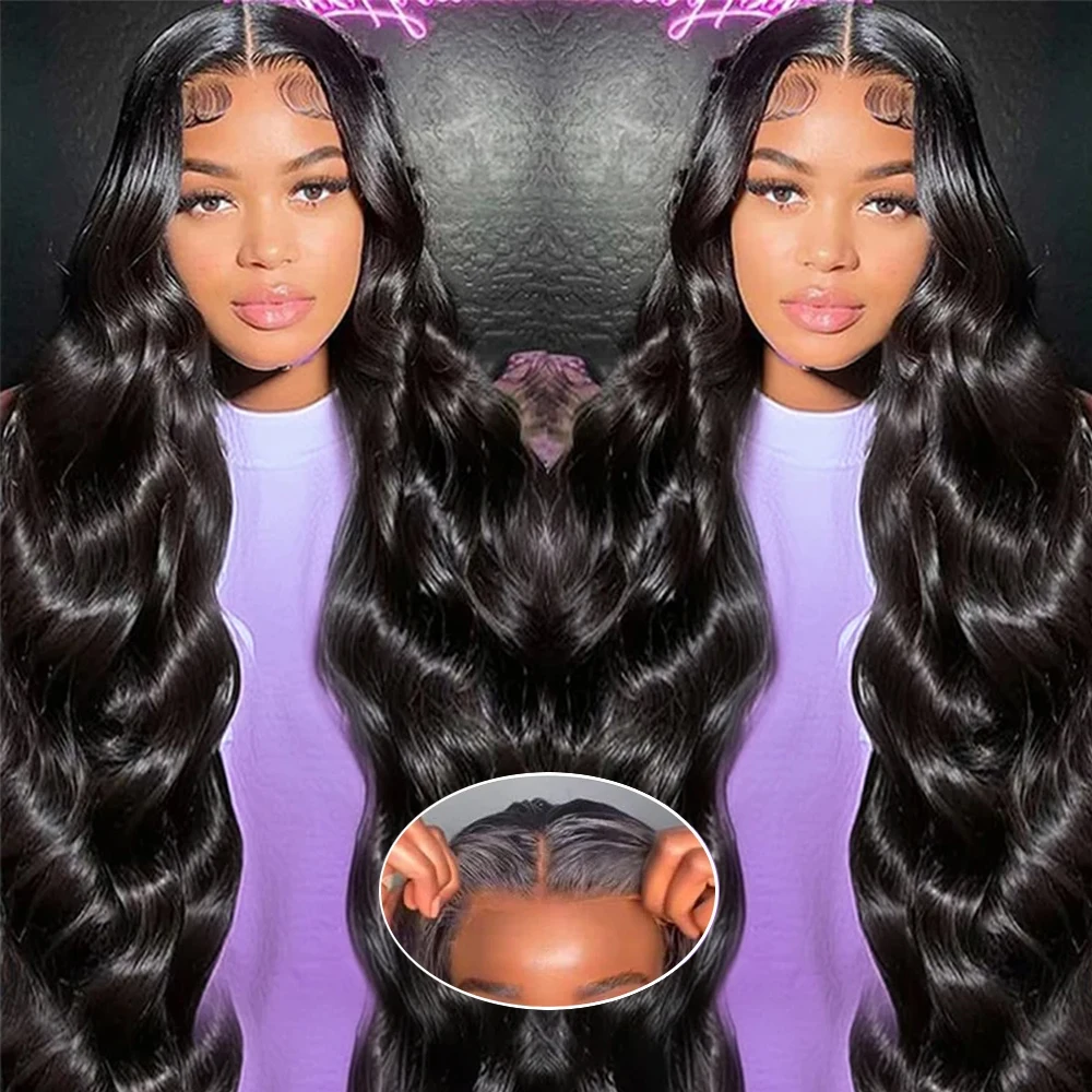 Glueless Wig 100% Human Hair Ready To Wear Body Wave 4X6 5X5 Human Hair Wig For Women Ready To Go Glueless Human Hair Wig