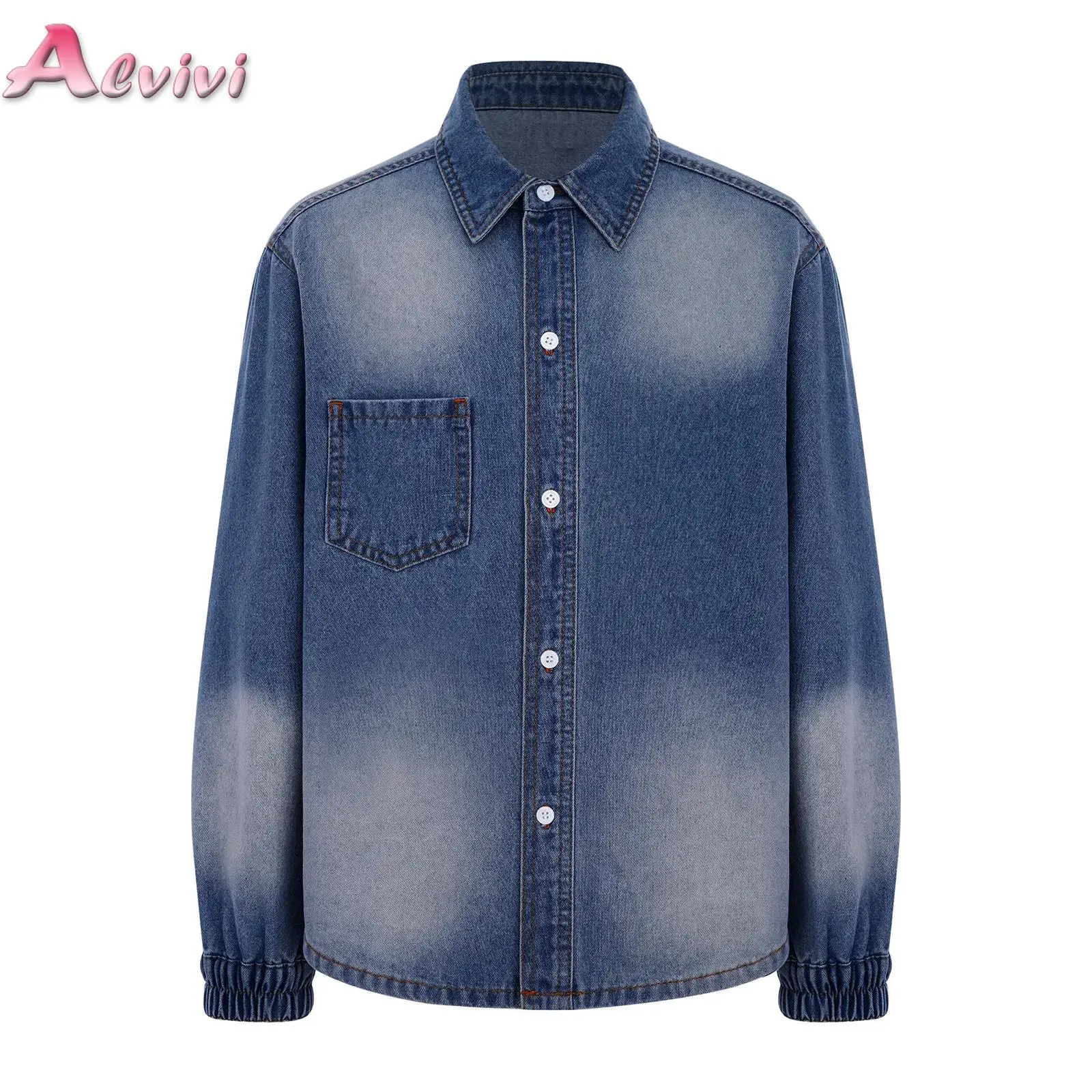

Fashion Kids Girl Boy Jean Shirt Jacket Teenager Denim Blouses Long Sleeve Spring Autumn Outfit Children Clothes Casual Top