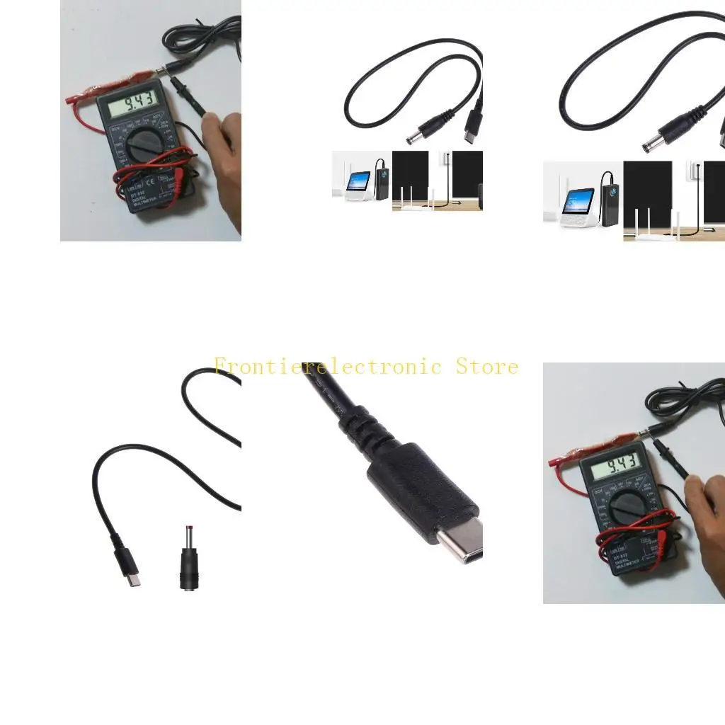 G8DB USB C to 5.5x2.1mm Barrels Power Cable for Professional Photography Equipment