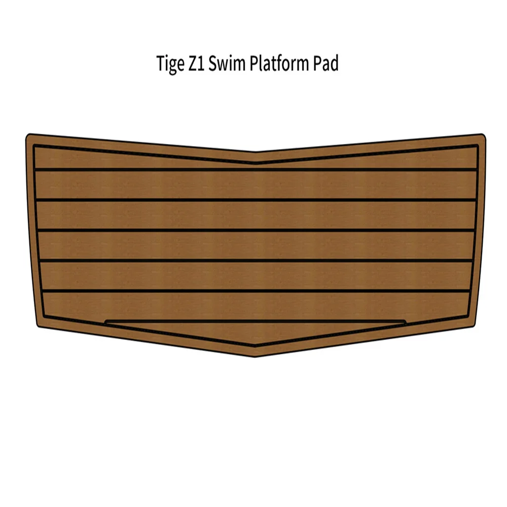 

Tige Z1 Swim Platform Step Mat Boat EVA Foam Teak Deck Floor Pad Self Adhesive Backing Self Adhesive SeaDek Gatorstep Style