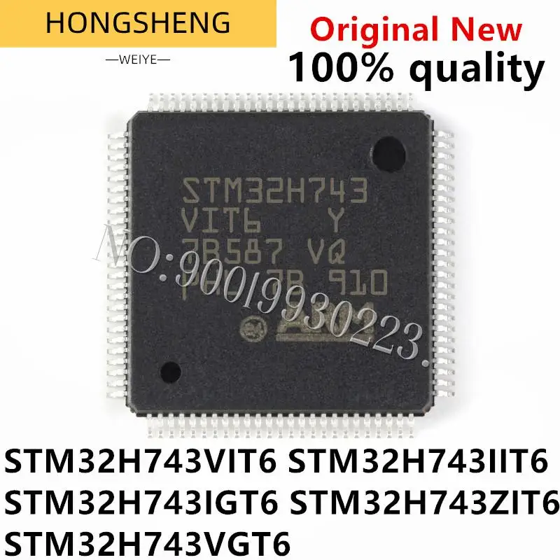 

100% New 1pcs/lot STM32H743VIT6 STM32H743IIT6 LQFP176 STM32H743IGT6 STM32H743VGT6 STM32H743ZIT6 QFP-100 Chipset