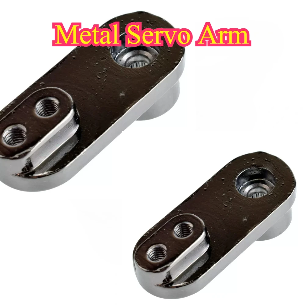 RC Crawler Upgrade Parts Metal Servo Arm 02372 For RGT EX86100 1/10 Scale Wrangler Style custom size Replacement Mod Accessories