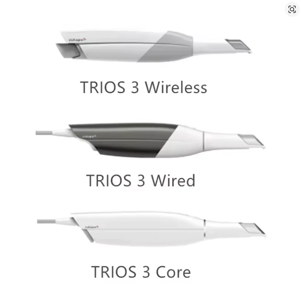 1 Buah Ujung Pemindai Intraoral Gigi dengan Cermin TRIOS 3 Instrumen 3 Pemindai Nirkabel/Berkabel/Inti atau Selongsong Silikon