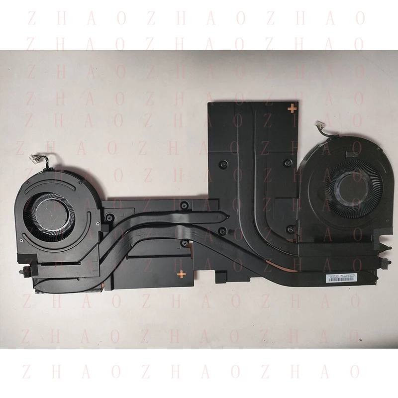 L+ For Lenovo Thinkpad P16 Gen 1 Laptop CPU GPU Cooling Heatsink Fan 5H41B77315