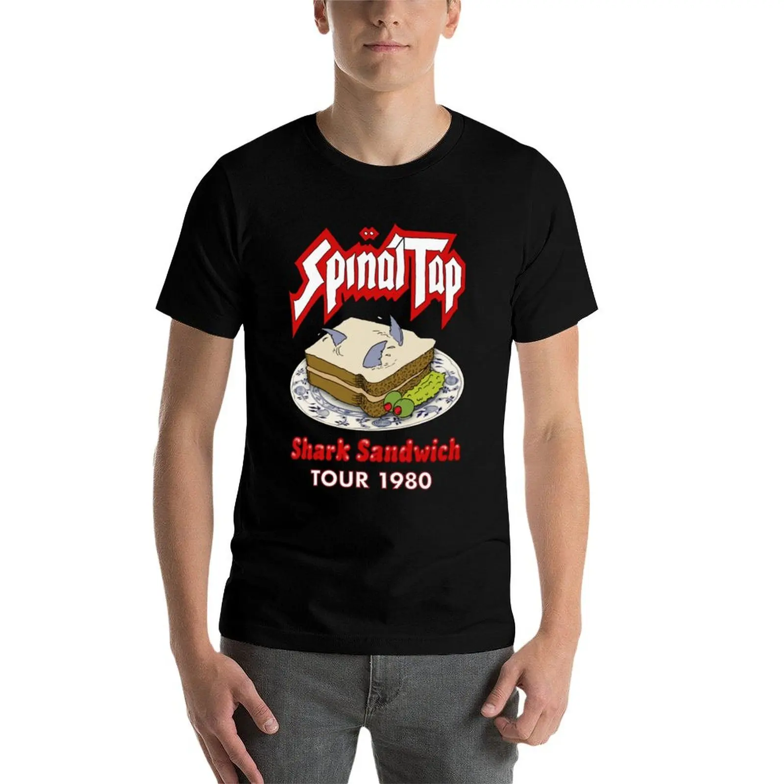 

Trending 1 - 40Spinal Tap Shark Sandwich Tour 1980 Classic TShirt822 T-Shirt t shirt personalised T-Shirt
