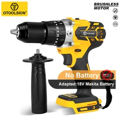 Brushless Cordless Electric Drill 13MM Electric Screwdriver Drill High Torque Suitable for MT Series 18V Battery for Fishing Ice