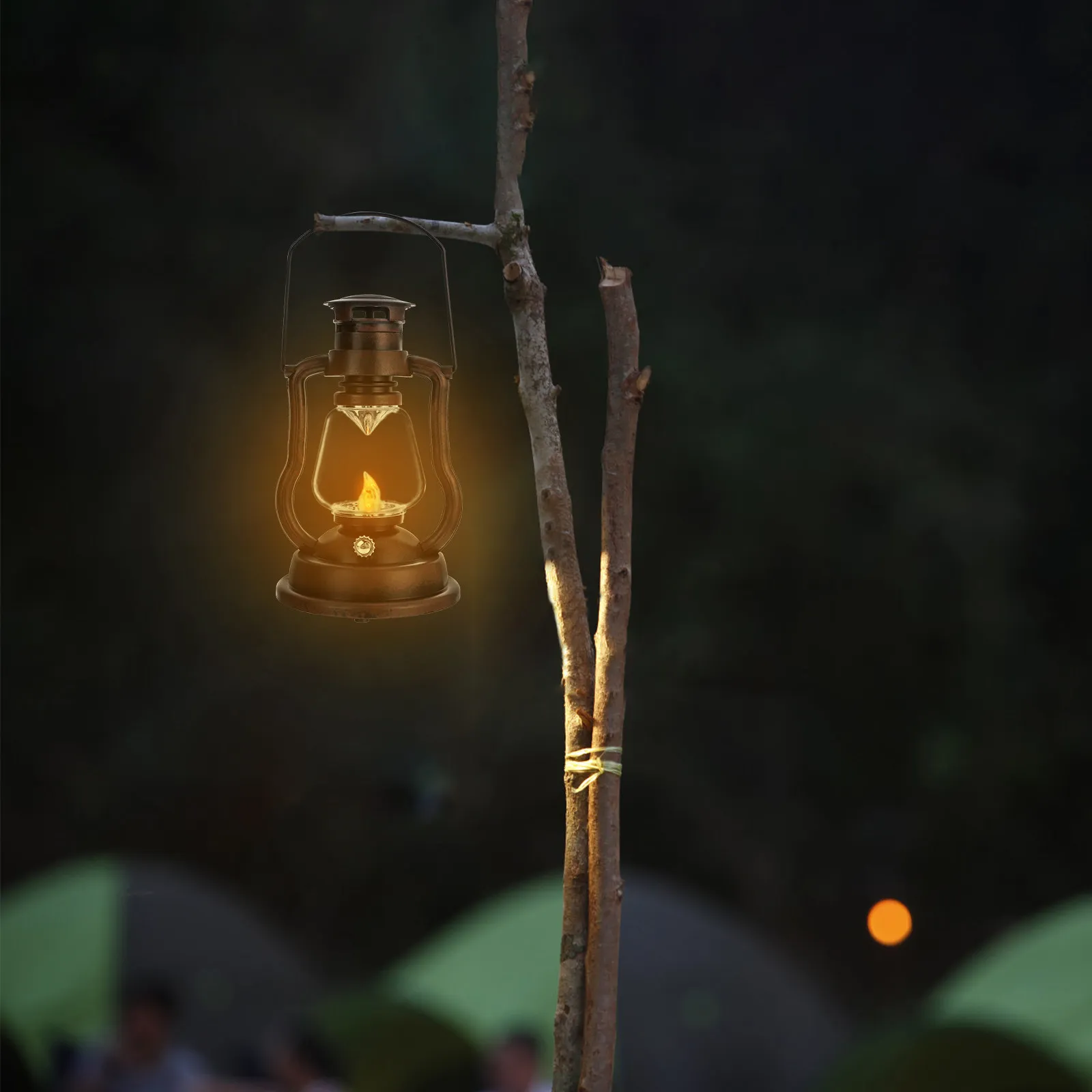 

1Pcs Retro Style Lamp Decorative Handheld Lantern Vintage Night Light for Bar Home Garden Party Scene Lamp