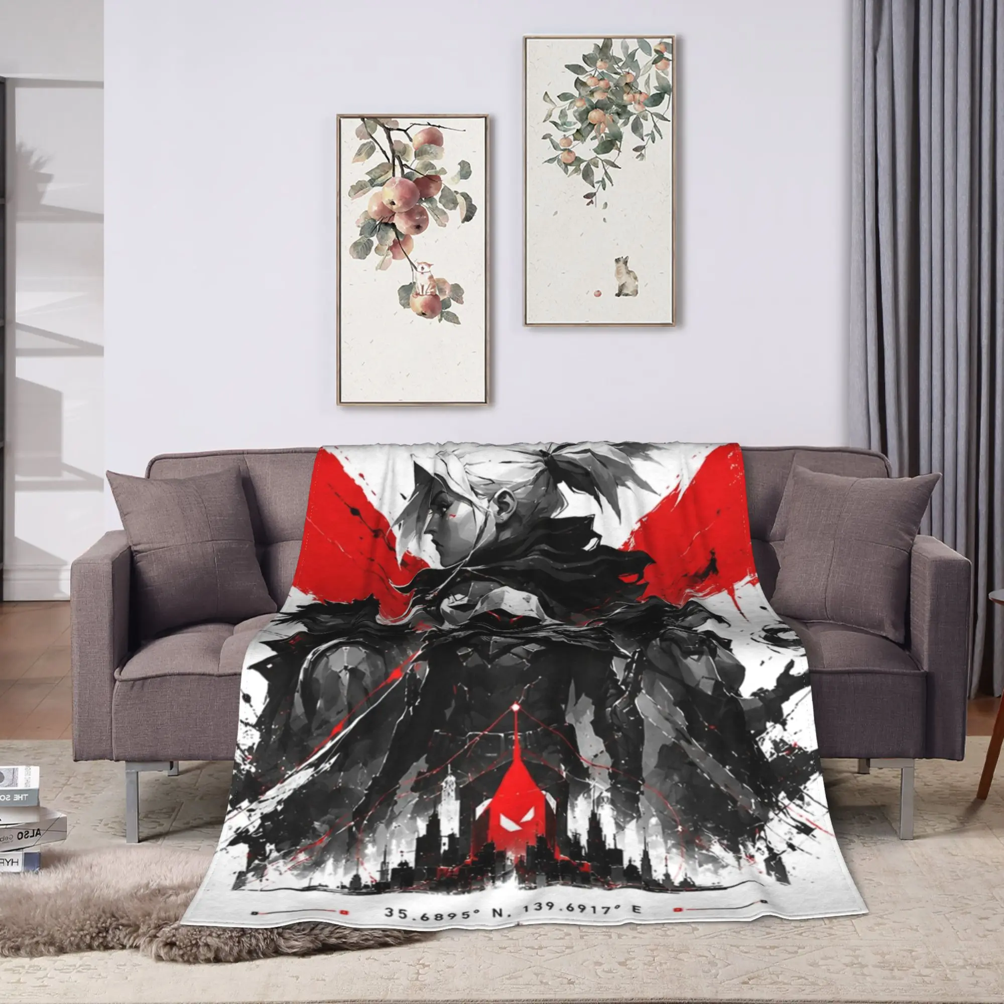 VALORANT Agents Collage Poster Blankets Quality Warm  Bedding Throws Spring Kids Adult Outdoor Funny Bedspread