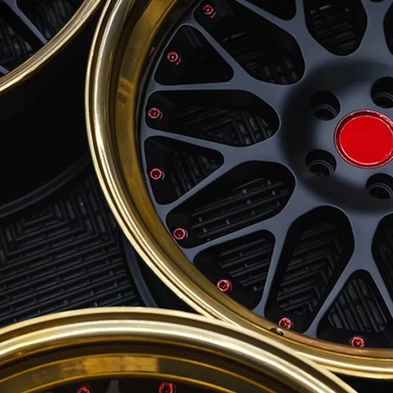 Deep Dish Forged Alloy Car Carbon Fiber Rim 18 19 20 22 24 26 Inch Concave Chrome Whells Car Wheel