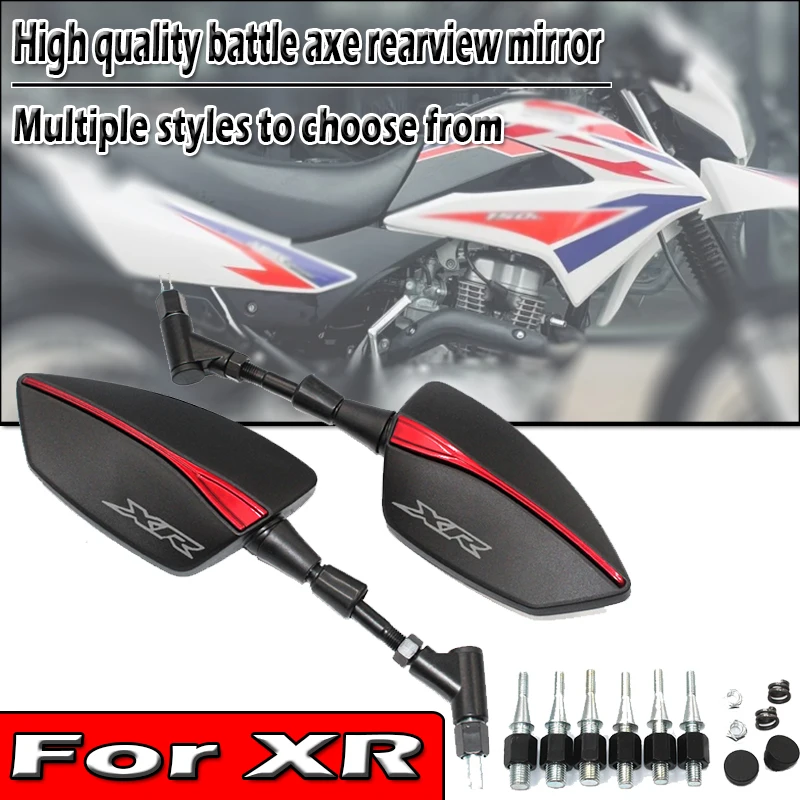 For XR125 XR150 XR190 XR650 L XR400 XR650L XR 230 250 600 8/10mm Universal Adjustabale Rearview Rear View Mirrors Side Mirror