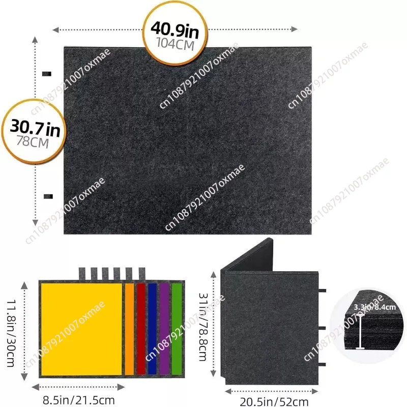 Drawer Type Sorting Table for Organizing 2000-Piece Felt Puzzle Mats, Puzzle Not Included