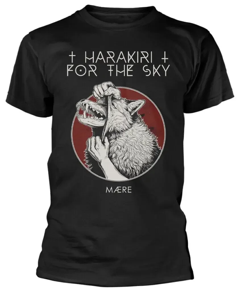 Harakiri For The Sky Maer re camiseta negra, camisetas oficiales Y2K, tops Unisex, manga corta de verano