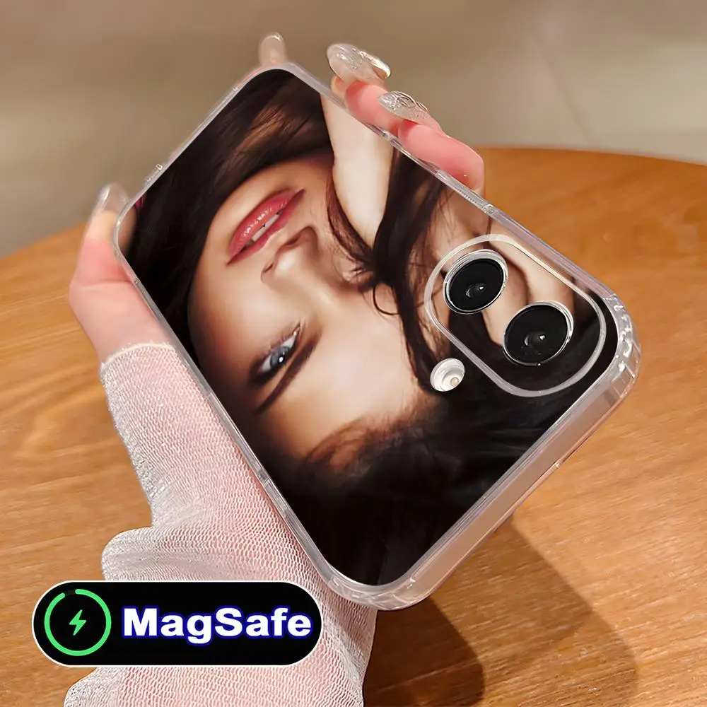 

Чехол для мобильного телефона Adriana Lima для iPhone 17, 16, 15, 14, 13, 12, 11 Air Pro Max Plus Mini Magsafe, прозрачный красочный чехол, роскошный чехол