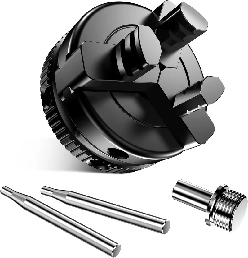 Steel 2 inch mini 3-jaw, 4-jaw self-centering woodworking chuck