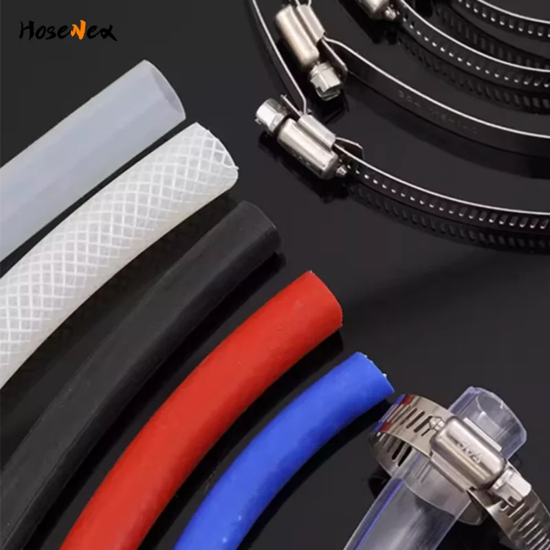 Colliers de serrage en acier inoxydable, 8-120mm, Clips d'engrenage d'entraînement à vis sans fin réglables pour tuyau d'air et d'eau de carburant, colliers marins automobiles, 5/10 pièces