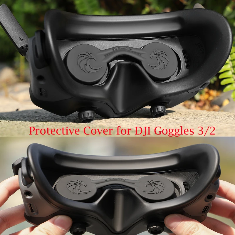 

Lens Protective Cover for DJI Goggles 3/2 Soft Silicone Lens Protector Cap for DJI Avata 2 Dust-Proof Protection Accessories