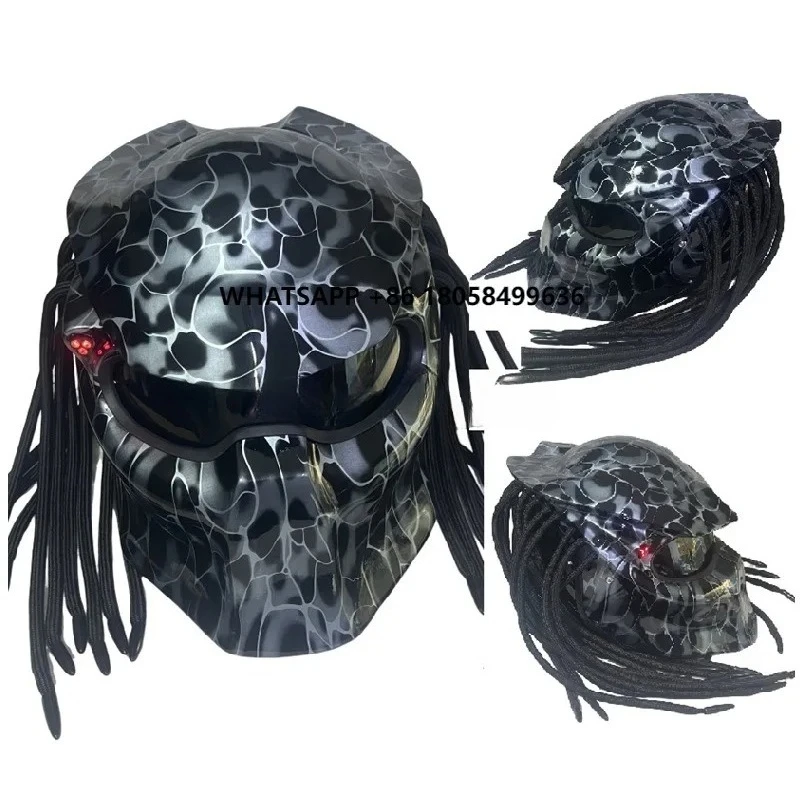 

Helmet Predator Helmet Helm Mask Capacete Para Moto Cascos Motorcycles Traje Casco Hip Hop Camouflage Full Face