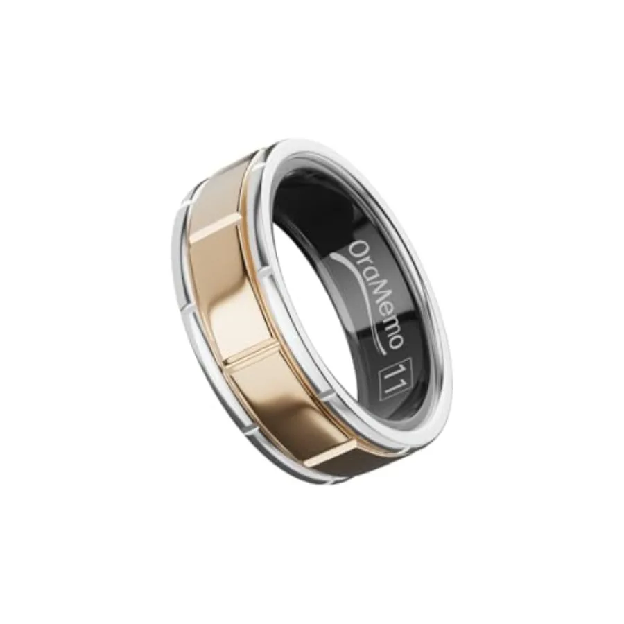 

Умное кольцо 1.0 для мужчин/женщин, матовое золото/серебро, размер 11, до 7-8 дней автономной работы, мониторинг ЧСС/стресса/сна/фитнеса, без подписки