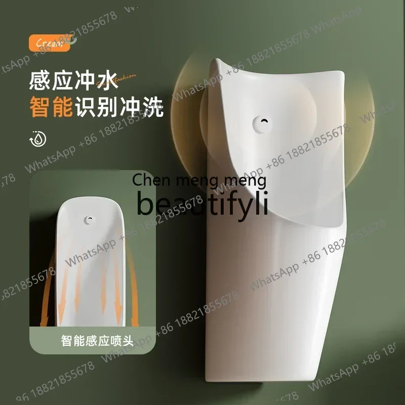 ss 25Black edge wall-mounted type, villa personality multi-colored edge urinal hotel men's bathroom wall-mounted type