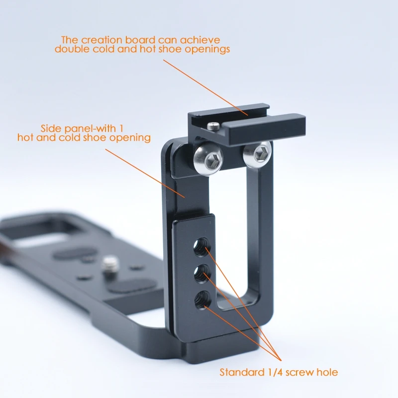 Quick Release Plate,For Fuji GFX50R Quick Release L Plate Bracket For Fuji GFX 50R Quick Release L Plate With Hot Shoe