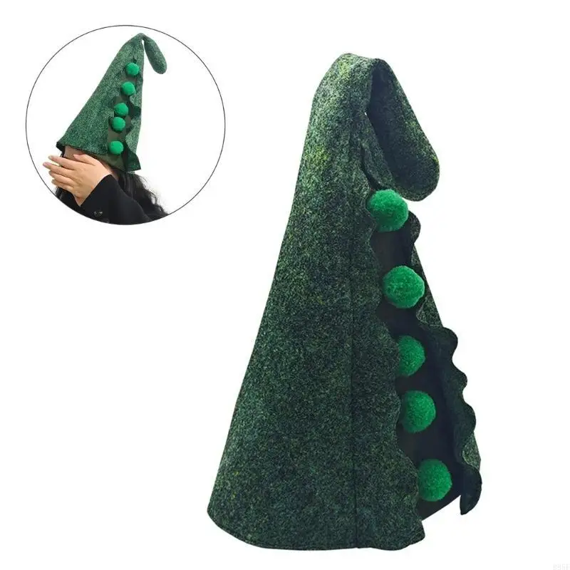

B95F Green Pea Hat for Halloween Party Decorations Accessories Retro Pea Hat