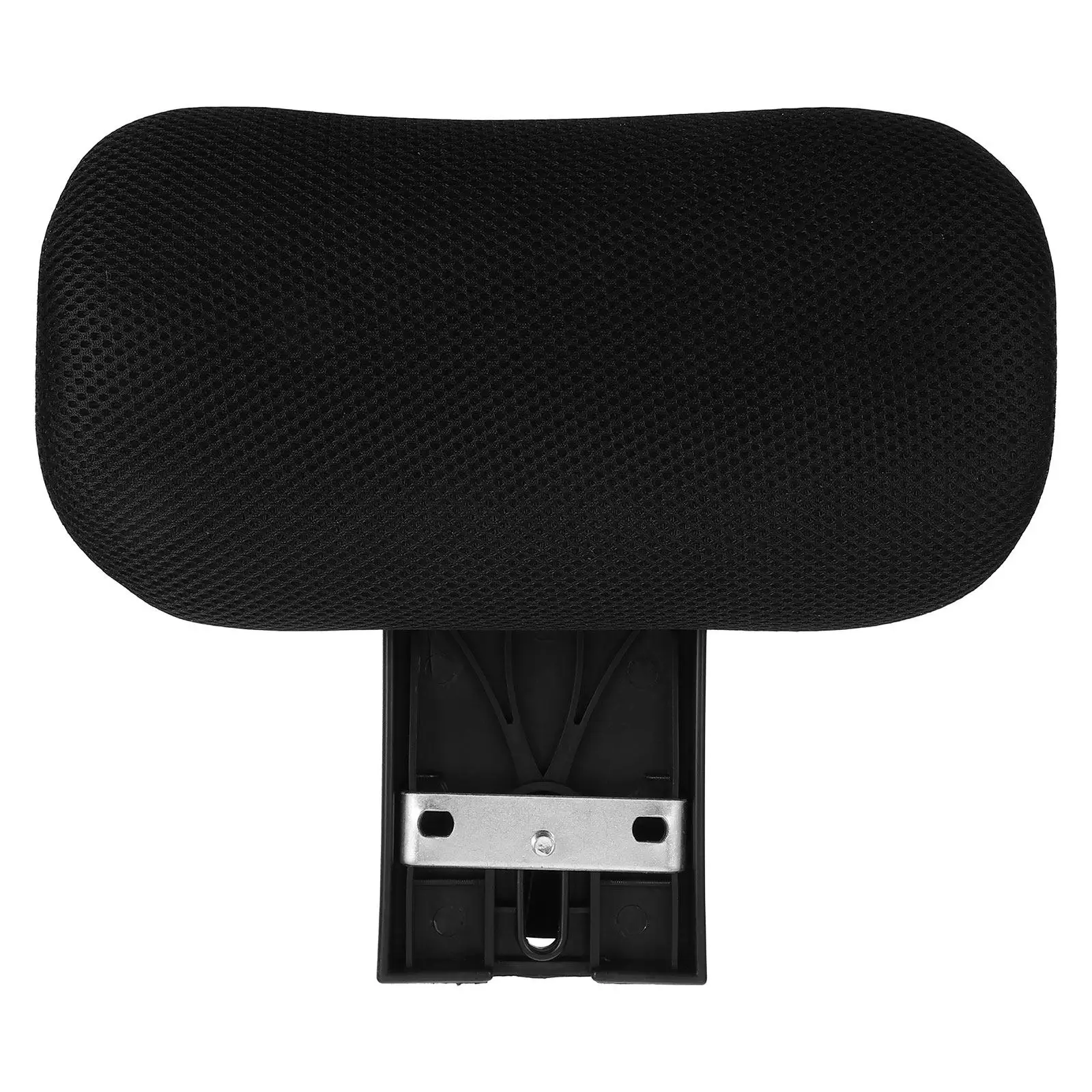 Black Attachable Headrest for Office Chair Adjustable Angle Neck Support Compatible Backrest 1.9-2.3cm Computer Chair Desk