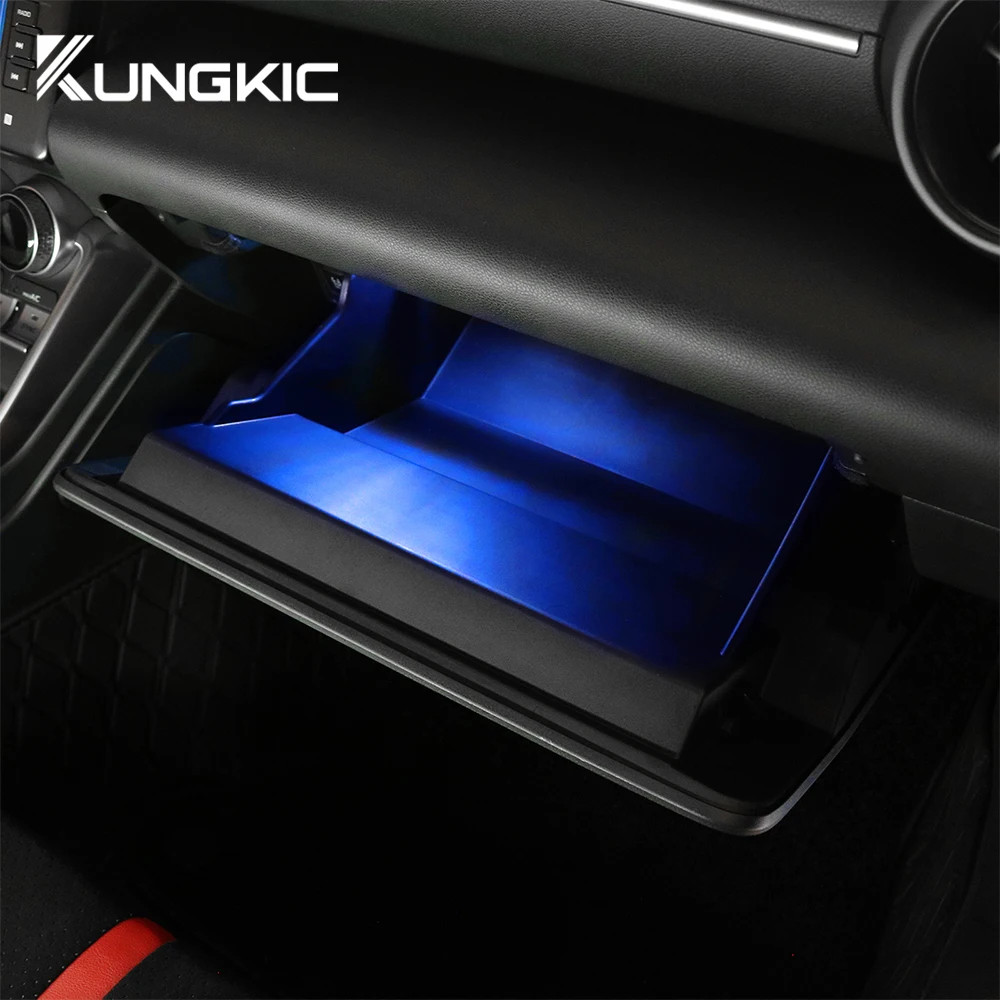KUNGKIC RHD LHD Light For Subaru BRZ ZD8 Toyota GR86 ZN8 2022 2023 2024 2025 Car LED Glove Box Boot Compartment White Blue Lamp