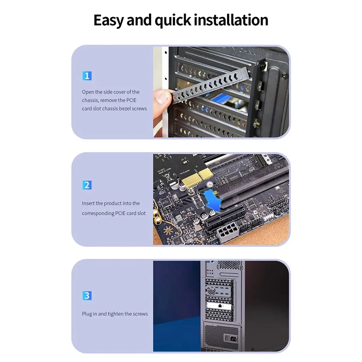 fitfit 1000Mbps PCI-E WiFi Adapter Gigabit Network Card 2G/5GHz 802.11AC for Desktop Win 7/8/10/11 1200Mbps PCI-E WIFIReceiver