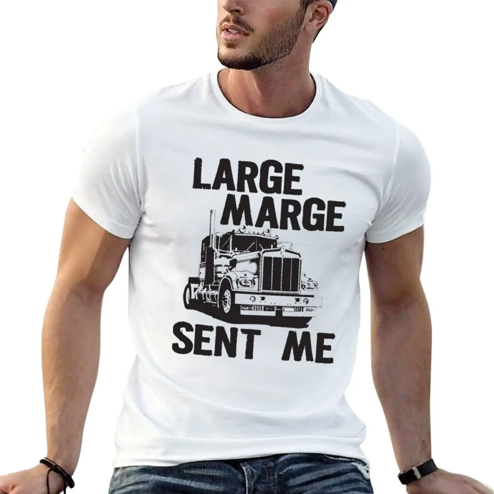 Large Marge Sent Me - Pee Wee Herman T-Shirt Work Wear Simple Tee Shirt