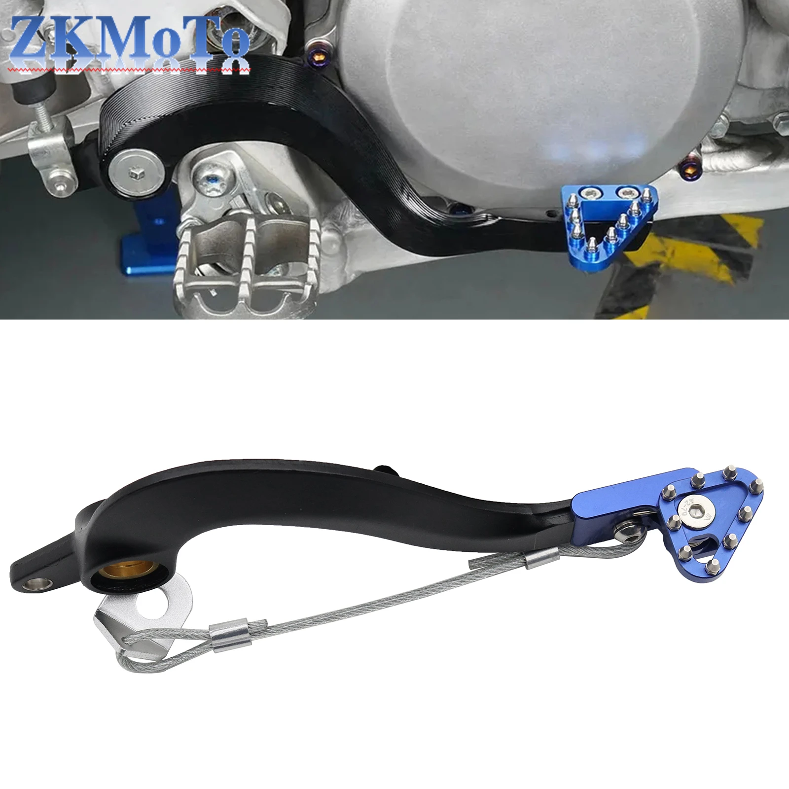 

Задняя Тормозная педаль для мотоцикла CNC для Yamaha YZ250F 2010-2020 WR250F 2015-2020 YZ250FX 2015-2020 универсальный аксессуар для кроссового велосипеда