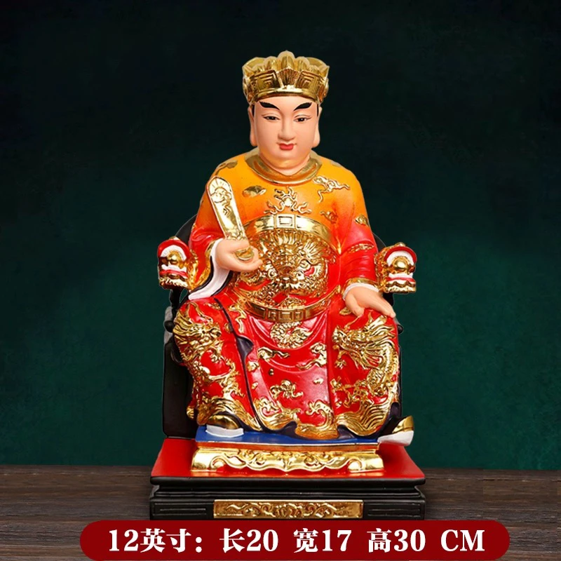 GOOD Asia HONG HOME SHOP Patron saint Kitchen God ZAO WANG YE of wealth statue efficacious bring luck money