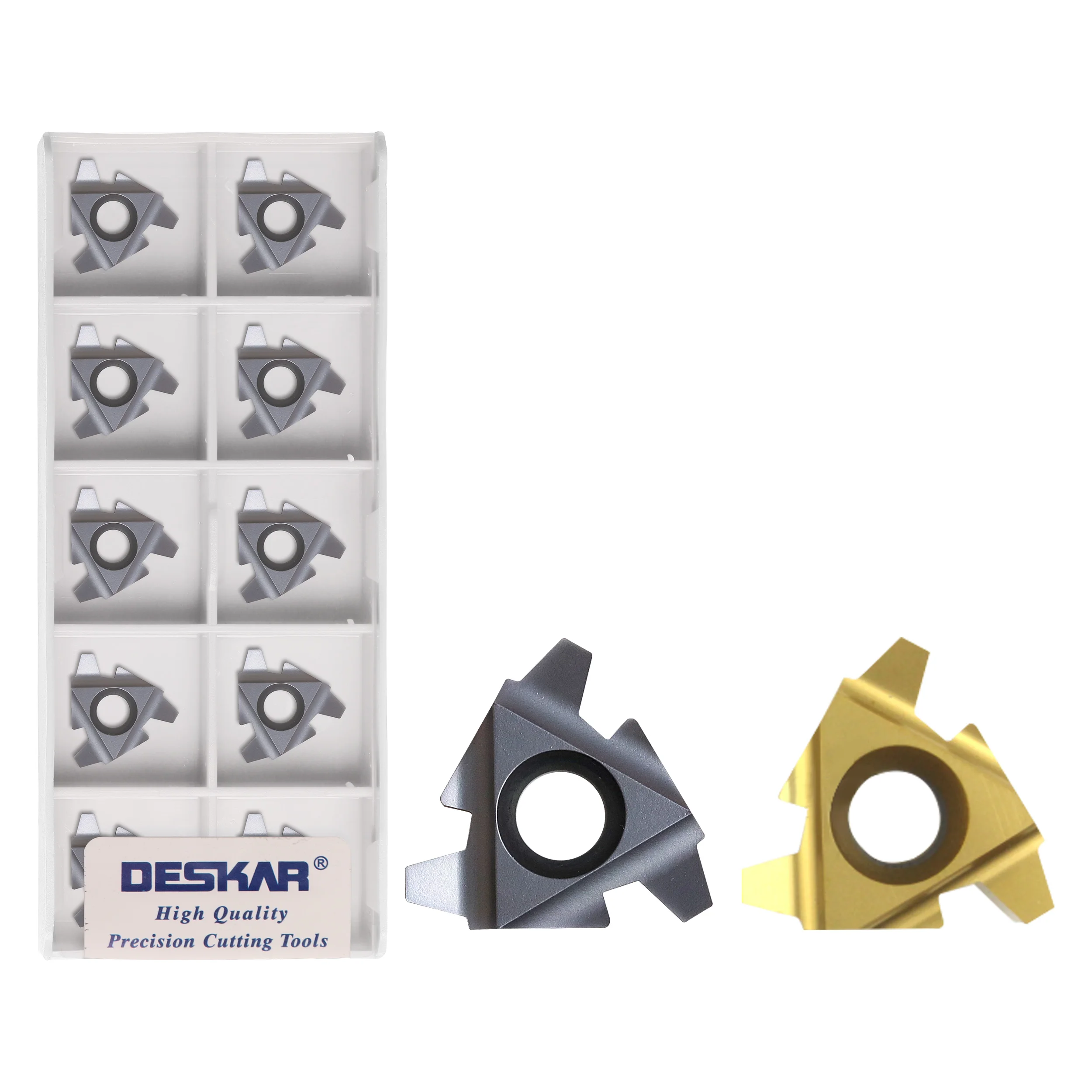 10 قطعة DESKAR 22ER 22IR 4TR 5TR 6TR LDA LDC خيوط تحول أدوات كربيد إدراج آلة خرط تعمل بالتحكم الرقمي بواسطة الحاسوب القاطع قطع شفرات الموضوع