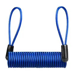 Motorcycle Brake Disc Lock Scooter Reminder Cable Bicycle Spring Rope Bag Anti-Theft Cable Protection Alarm Locks Tools
