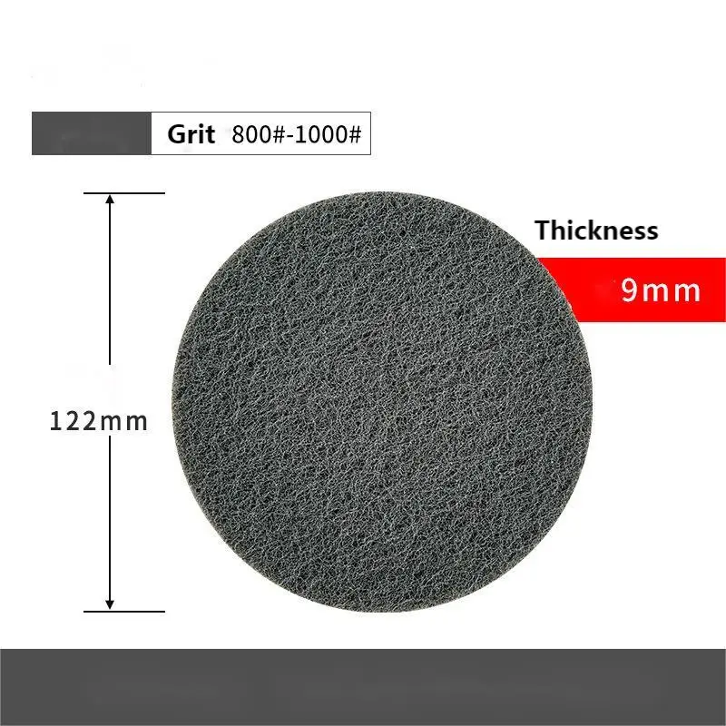 5 Inch 3Pcs Cleaning Scouring Pad Industrial Buffing Pad Metal Polishing
