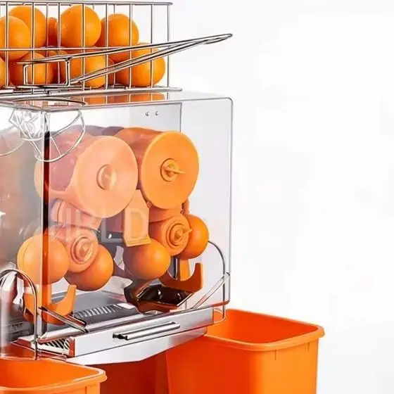 Commercial Juice Extractor Automatic Orange Citrus Juicer Machine For Fresh Juice Production