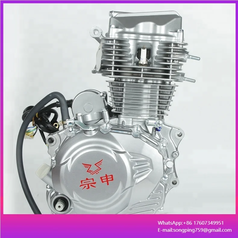 

Super Version Zongshen 2 Stroke Single Cylinder air Cooling CG175 Complete Motorcycle Engine Assembly for Tricycle