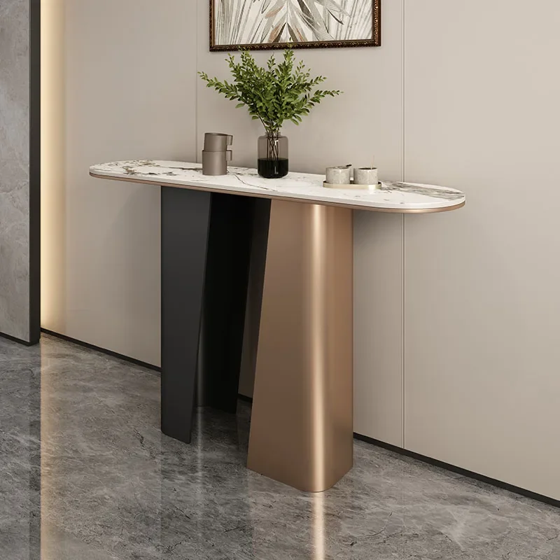 Nordic Luxury Console Table Modern Premium Trendy Design Console Table Storage Organizer Tisch Wohnzimer Entrance Hall Furniture
