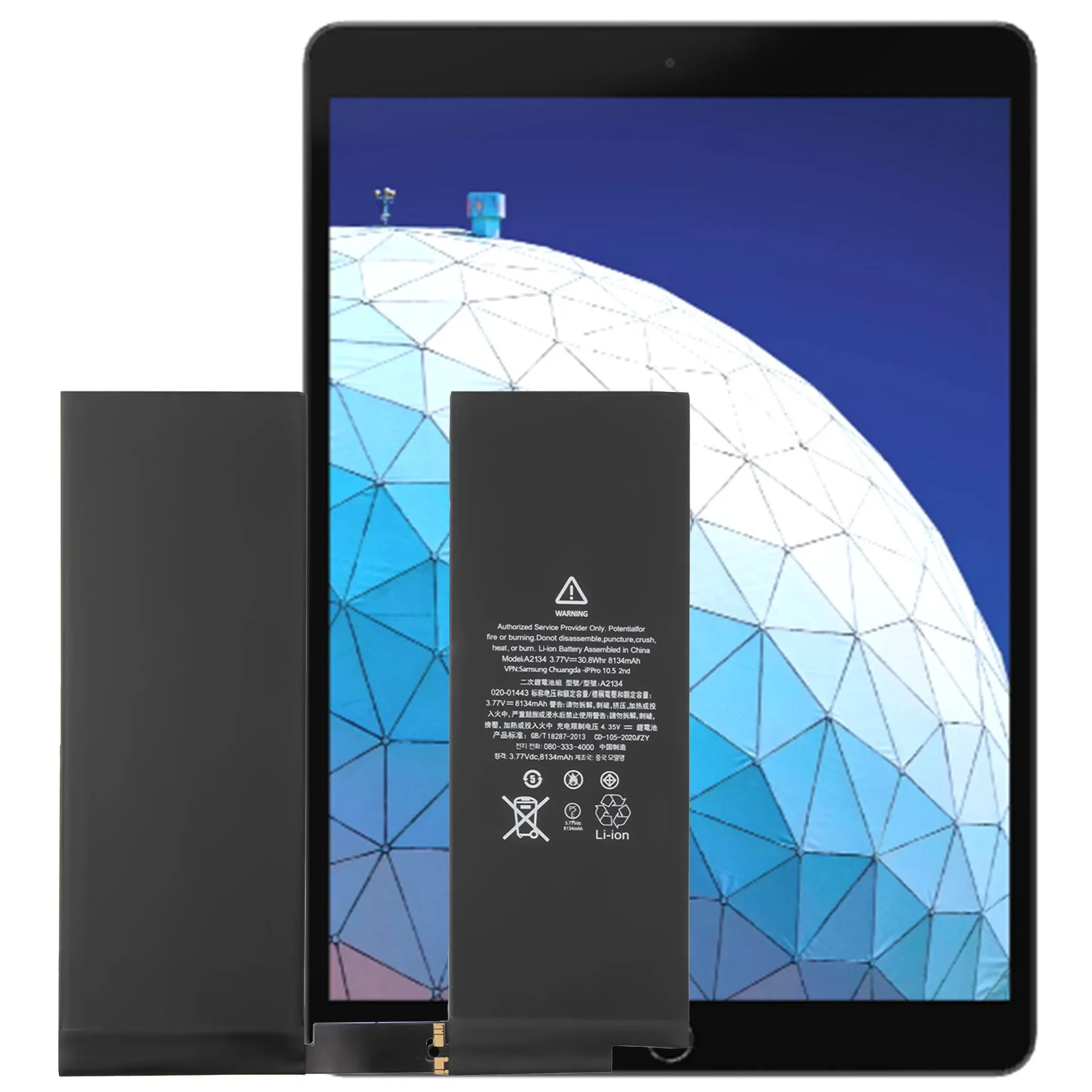 

EOENKK Tablet Battery For iPad Pro 10.5 2nd A2134 A2123 A2152 A2153 A2154 Repair Part Original Capacity TABLET Batteries Bateria