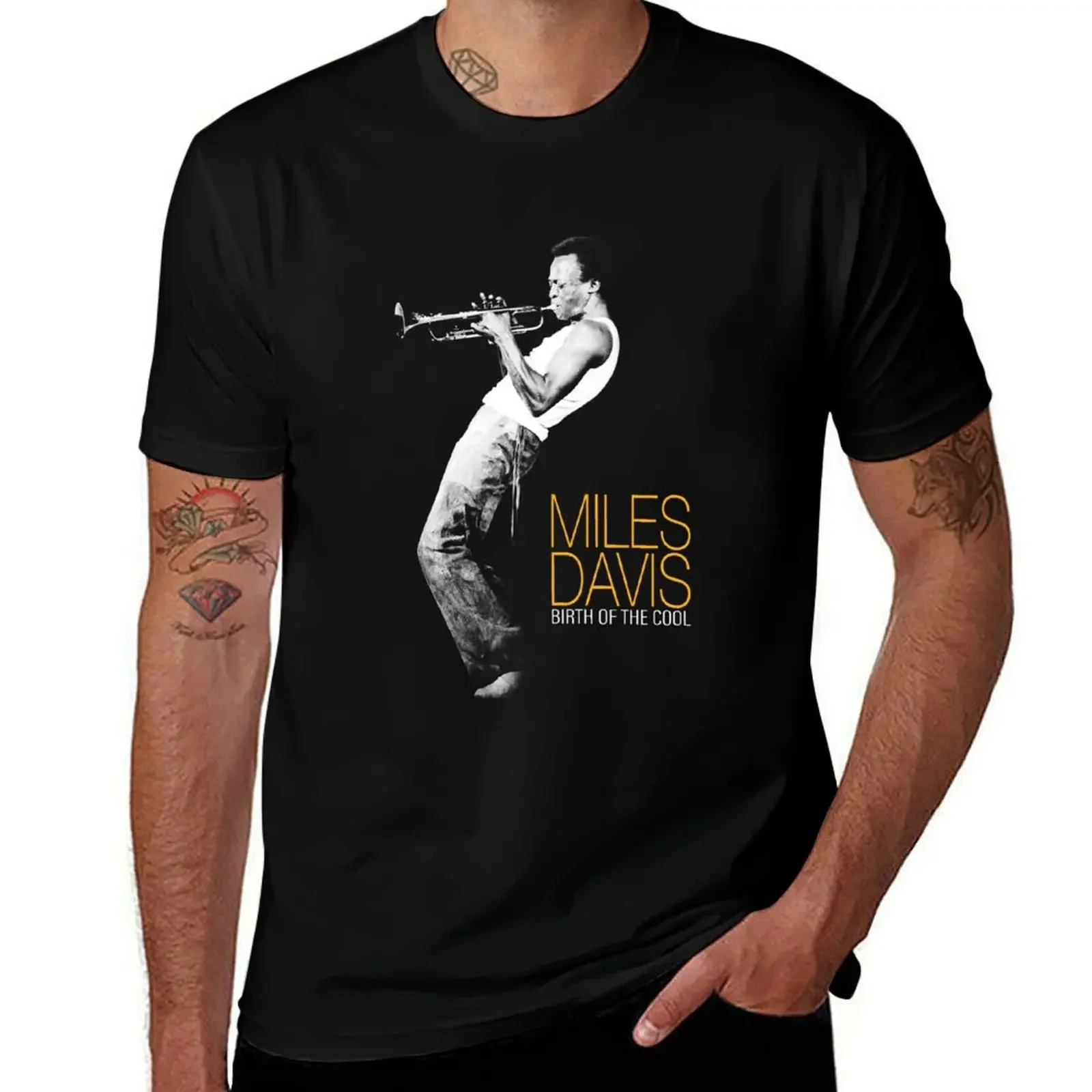 Miles Davis Trumpet Art Gift Men Women T-Shirt topping animal prinfor boys anime t shirts Personalized t-shirt clothes for men