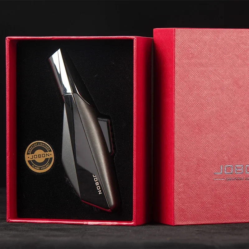 2026 New JOBON Streamlined Yacht Gas Lighter Windproof High Fire Jet Blue Flame High Temperature Cigar BBQ Welding Airbrush Gun - view 6