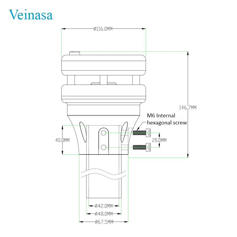 2026 In stock VWS002Y3 Sale Ultrasonic Sensor RS485 Ultrasonic Wind Speed Direction Sensor Cost-Effective Speed Measuring Instru