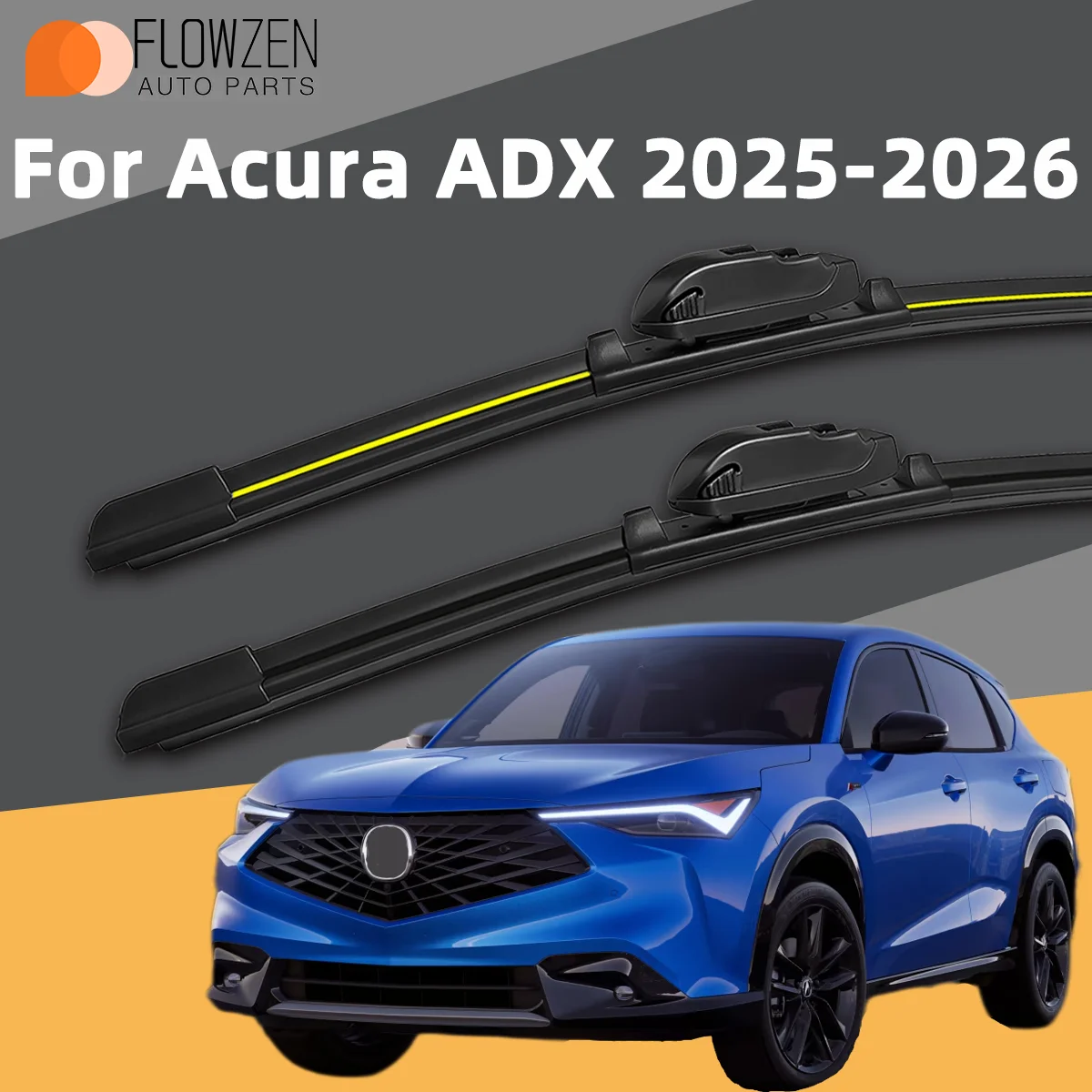

Front Windshield Wiper Blades Perfect Fit for Acura ADX 2024-2026 Ultra-Quiet Operation Superior Water Cleaning 2025