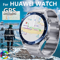 For HUAWEI Xiaomi NFC Smart Watch Men GPS Tracker AMOLED 454*454 HD Screen Heart Rate ECG+PPG Bluetooth Call 2025 Smartwatches