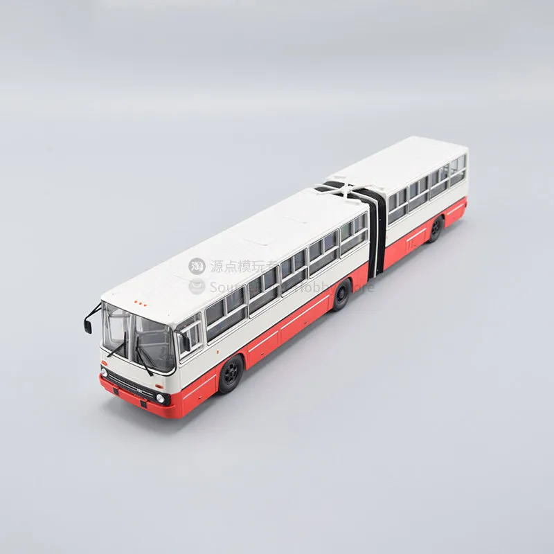 1/43 مقياس سيارات لعبة IKARUS-280 نموذج حافلة مفصلية مادة سبيكة 900551 نموذج ثابت أحمر تحصيل حلية لعبة الأولاد هدية