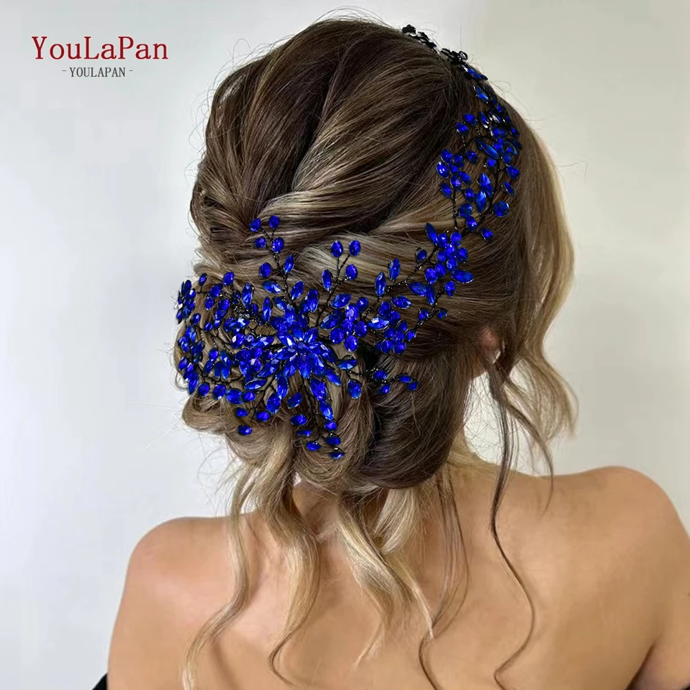 YouLaPan Colorful Headwear Wedding Headwear Bridal Hair Accessories Woman Fascinators Headband Fashion Banquet Party Tiara HP242