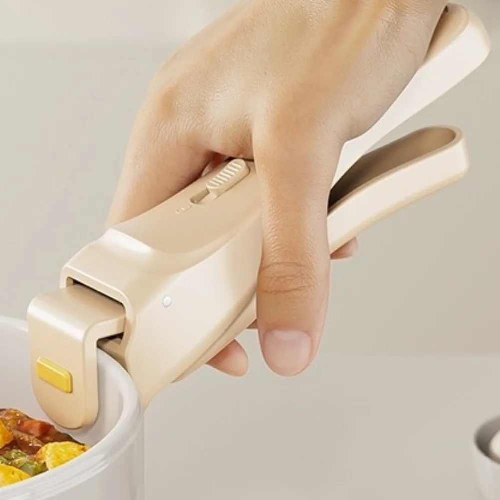 2PCS/SET Anti Slip Anti Scalding Clip One Click Switch Hanging Anti-hot Bowl Plate Clips Stable Heat-Resistant Dish Holder