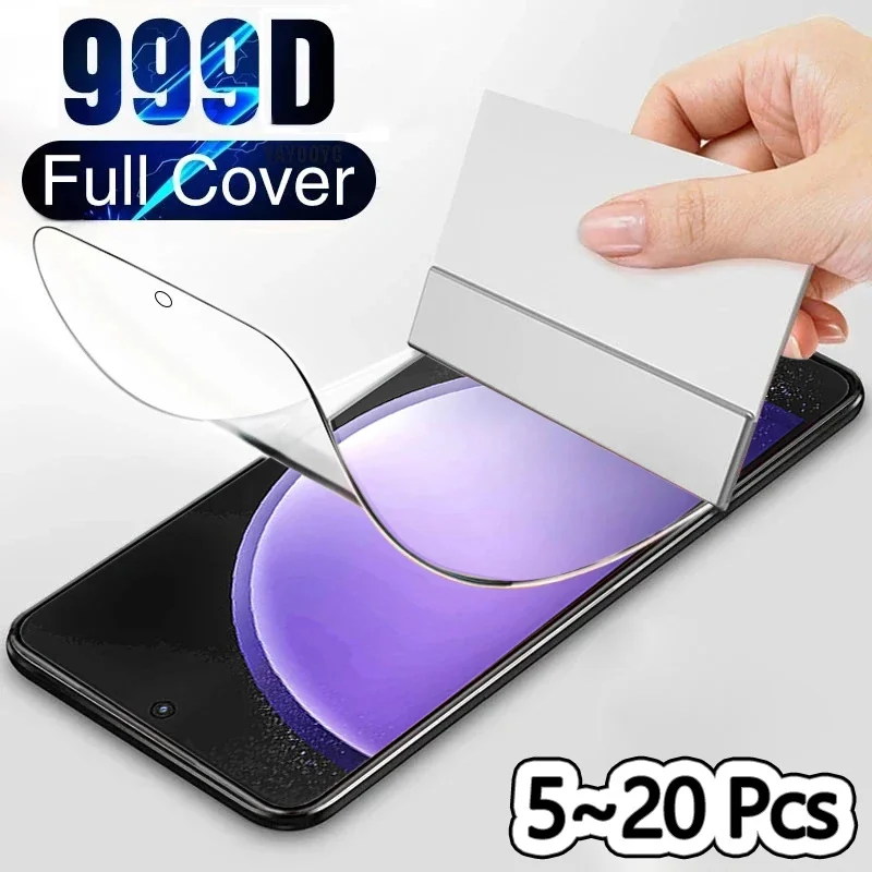 5~20 Pcs Hydrogel Film for S23 FE 5G Samsung S23 Plus Screen Protector S23+ Samsung Galaxy S23 Ultra Protective Film S 23 FE